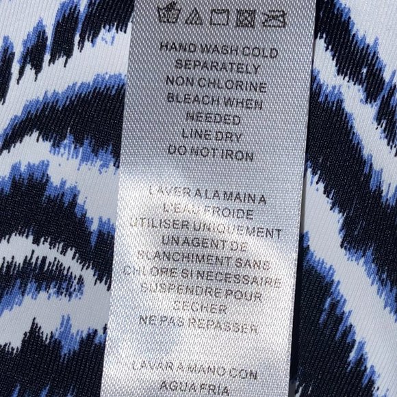 Tommy Bahama Zanzibar Zebra High Waist Swimwear NWT - L - Picture 6 of 6
